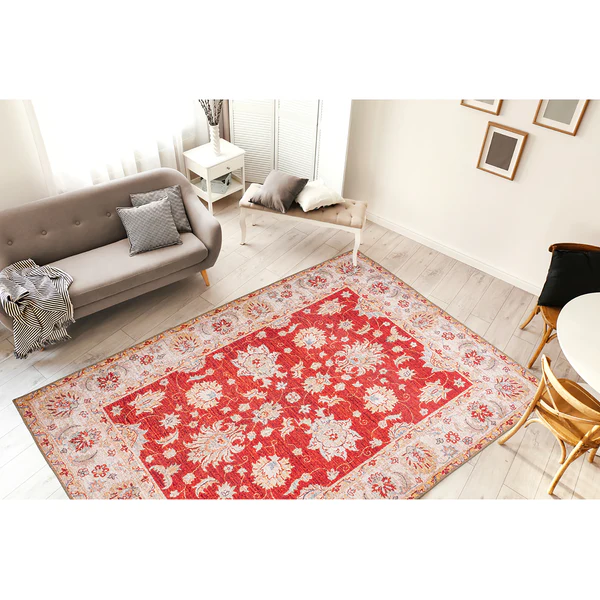 Kurzflorteppich Faye 625 - Kunstfaser - Rot - 75 x 150 cm - Image 2
