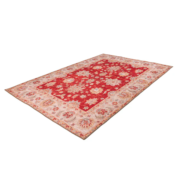 Kurzflorteppich Faye 625 - Kunstfaser - Rot - 75 x 150 cm - Image 3