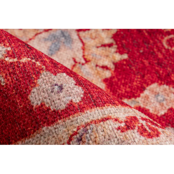 Kurzflorteppich Faye 625 - Kunstfaser - Rot - 75 x 150 cm - Image 5