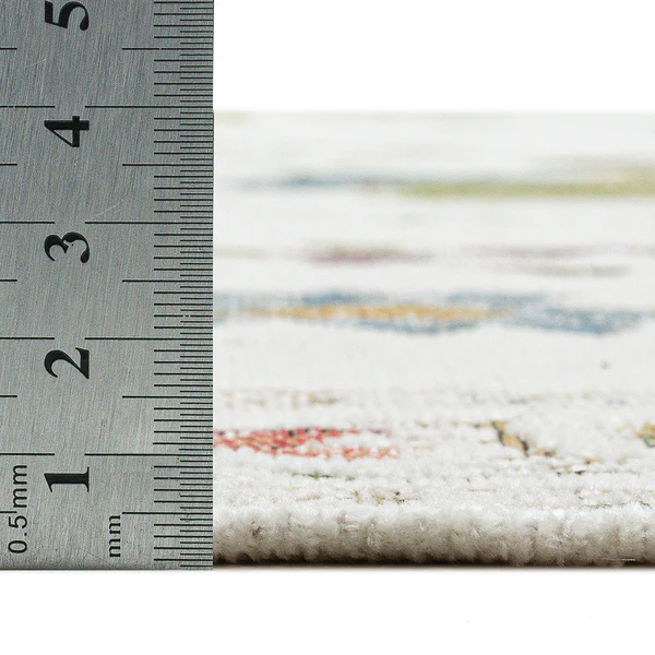 Kurzflorteppich Flomi Sagrini - Mischgewebe - Creme - 140 x 200 cm - Image 6