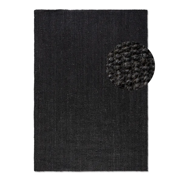 Kurzflorteppich Jaipur - Schwarz - 80 x 150 cm - Image 7