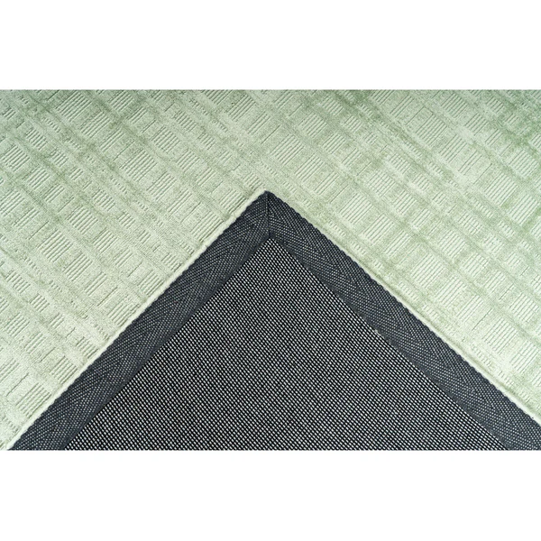 Kurzflorteppich Karma 125 - Viskose - Mint - 120 x 170 cm - Image 4