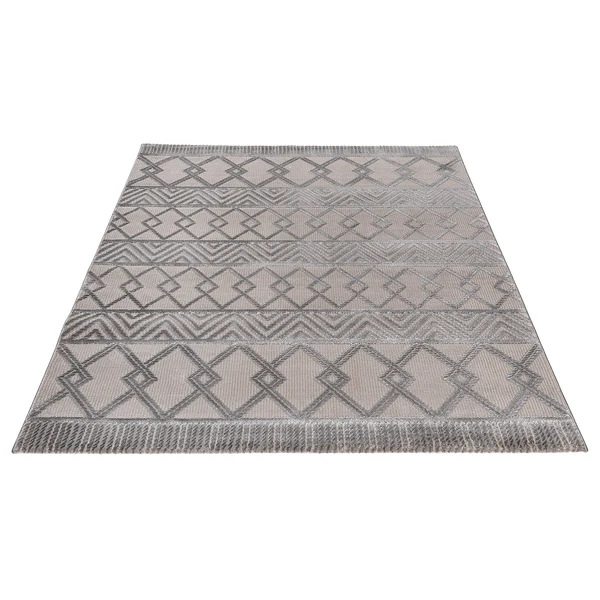 Kurzflorteppich Luxury 6200 II - Polyester - Grau - 80 x 150 cm - Image 3