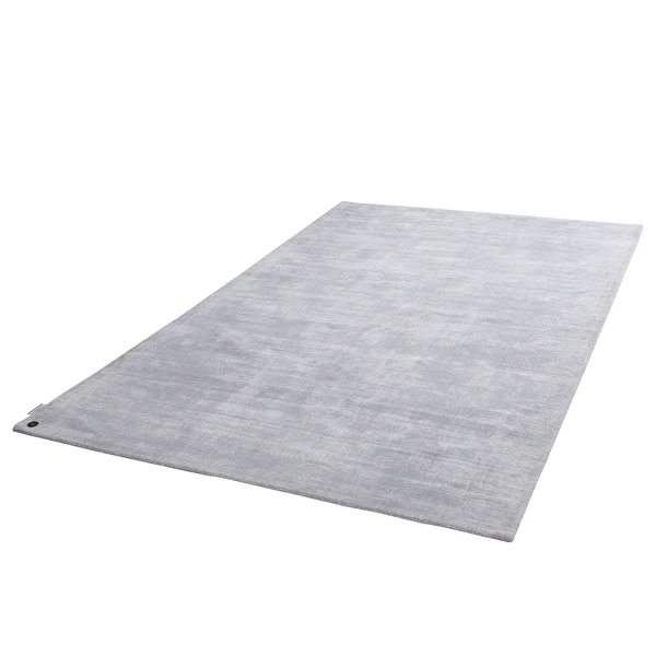 Kurzflorteppich Shine - Viskose - Silber - 50 x 80 cm - Image 2