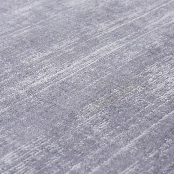 Kurzflorteppich Shine - Viskose - Silber - 65 x 135 cm - Image 3