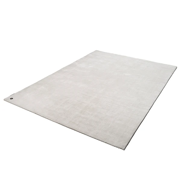 Kurzflorteppich Shine - Viskose - Weiß - 85 x 155 cm - Image 2