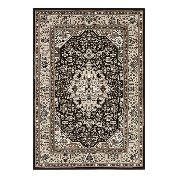 Kurzflorteppich Skazar Isfahan - Polypropylen - Braun - 80 x 150 cm