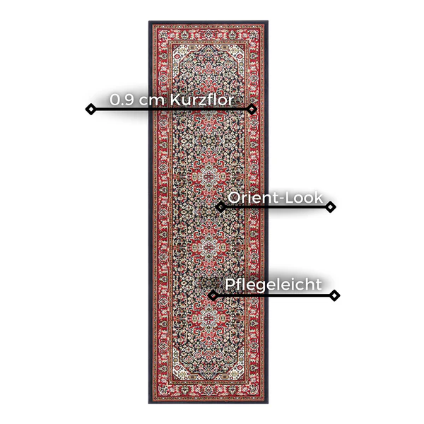Kurzflorteppich Skazar Isfahan - Polypropylen - Marineblau - 80 x 150 cm - Image 7