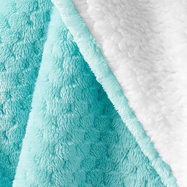 Kuscheldecke Leepy - Polyester - Türkis - 130 x 180 cm - Image 5