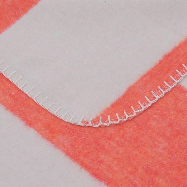 Kuschelwohndecke II - Baumwolle / Polyester - Orange / Hellgrau - Image 3
