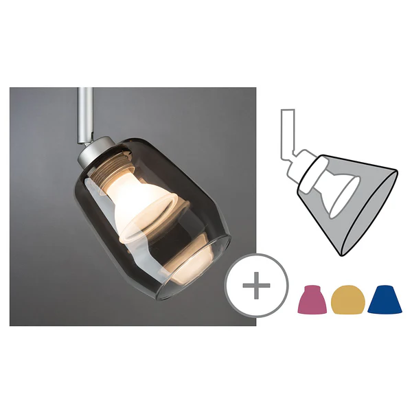 Lampenschirm Vento - Rauchglas - Grau - Image 4