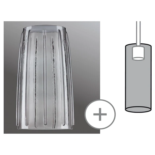 Lampenschirrm Urail 2Easy Drio - Rauchglas - Grau - Image 9