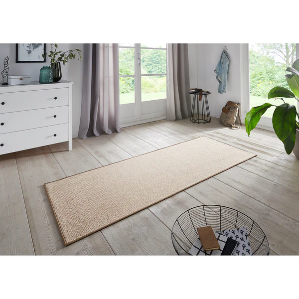 Läufer Bouclé - Kunstfaser - Beige - 80 x 200 cm - Image 2