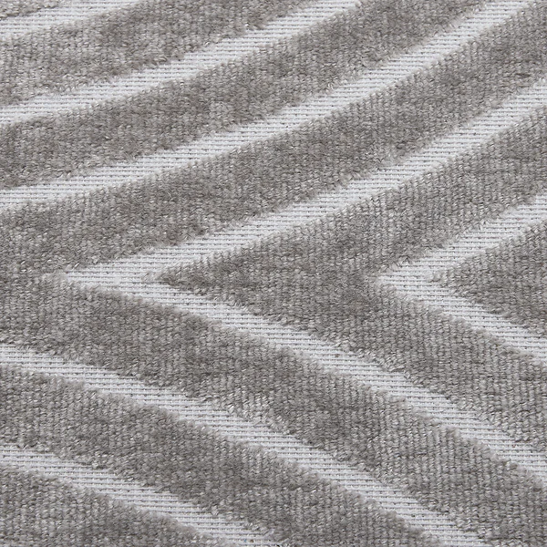 Läufer Faron - Viscose / Baumwollstoff - Grau - Image 5