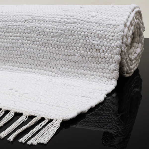 Läufer Happy Cotton - Baumwolle - Weiß - Image 3