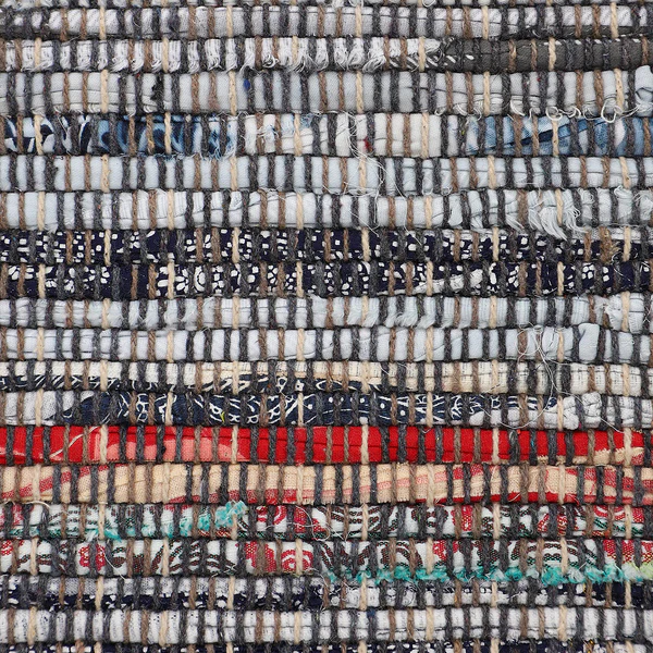 Läufer Kelim Chindi - Baumwolle / Polyester - Grau - 75 x 240 cm - Image 6