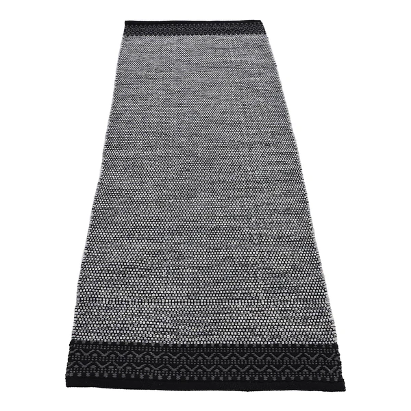 Läufer Kelim Mia - Baumwolle - Wendbar - Grau - 60 x 180 cm - Image 2
