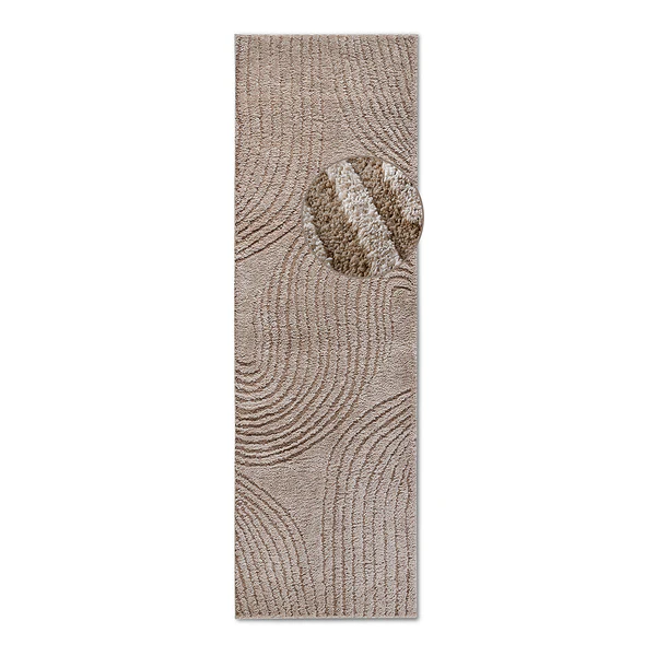 Läufer Pigment - Polyester - Beige - Image 5