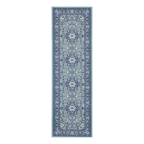Läufer Skazar Isfahan - Polypropylen - Himmelblau