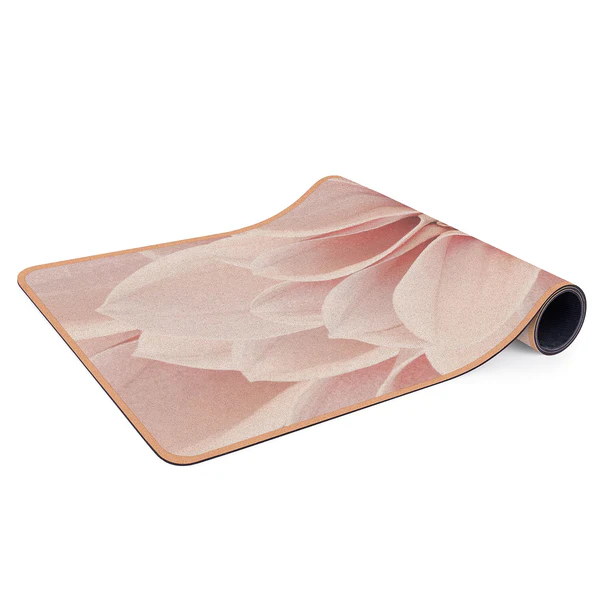 Läufer/Yogamatte Dahlie III - Oberfläche: Kork / Unterseite: Naturkautschuk - Pink - Image 4