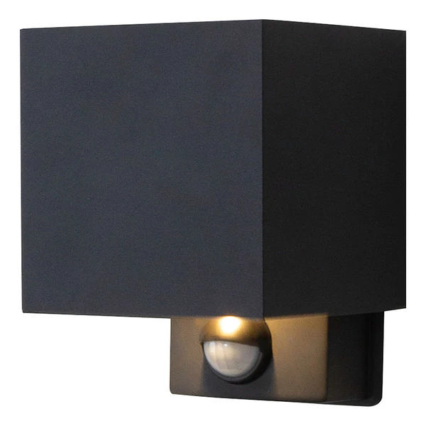 LED-Außenwandleuchte Dubai mit Sensor - Aluminium - 1-flammig - Image 5