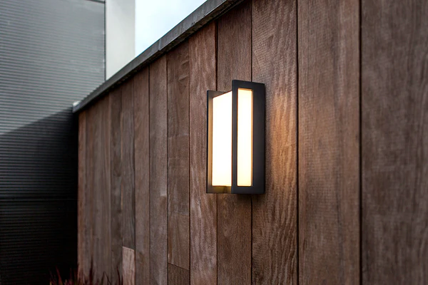 LED-Außenwandleuchte Qubo Typ B - Kunststoff / Aluminium - 1-flammig - Image 3
