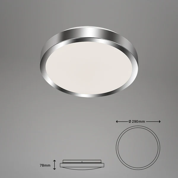 LED-Badleuchte Bano - Polycarbonat / Eisen - 1-flammig - Image 5