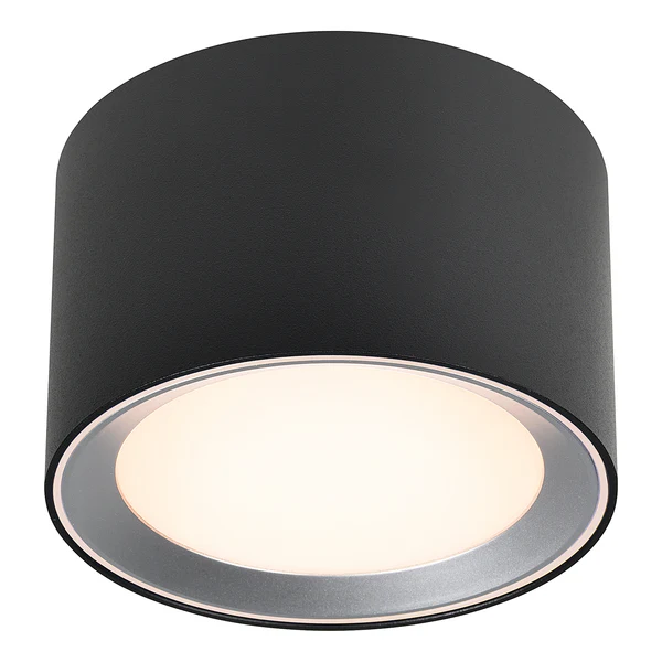 LED-Badleuchte Landon Smart - Stahl / PVC - 1-flammig - Schwarz - 13 x 8 cm