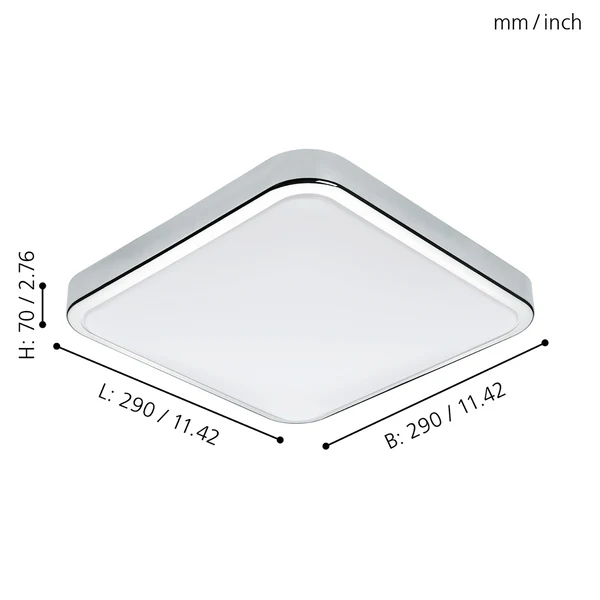 LED-Badleuchte Manilva - Acrylglas / Stahl - 1-flammig - Silber - Image 2