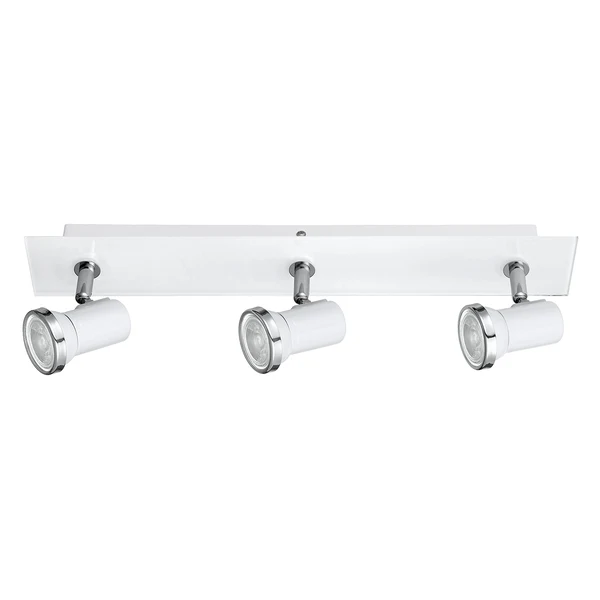 LED-Badleuchte Tamara II - Stahl - 3-flammig