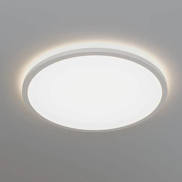 LED-Deckenleuchte Atria Shine Backlight - Kunststoff - Weiß - 1-flammig - Durchmesser: 42 cm