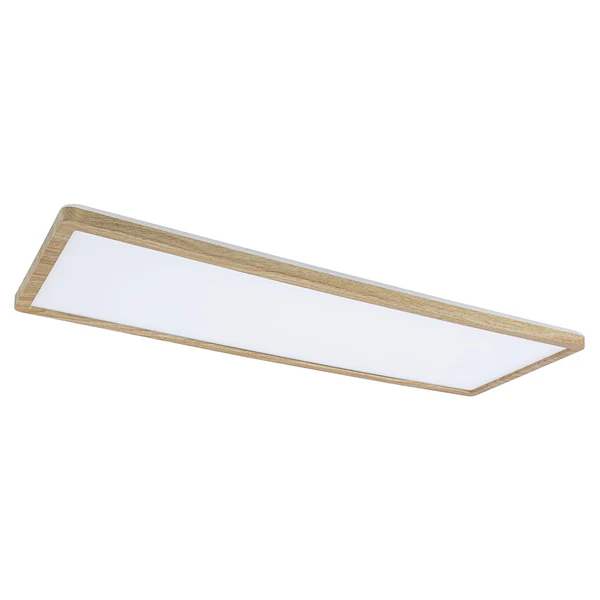 LED-Deckenleuchte Atria Shine Oak - Kunststoff / Eiche Optik - Braun - 1-flammig - Warmweiß - Image 4