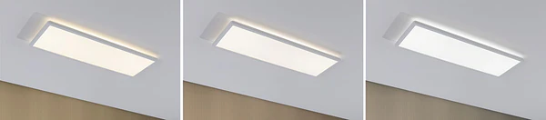 LED-Deckenleuchte Atria Shine Panel - Aluminium - Weiß - 1-flammig - Warmweiß - Universalweiß - Image 13