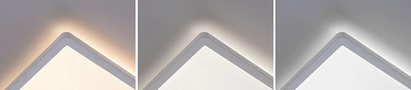 LED-Deckenleuchte Atria Shine Panel - Aluminium - Weiß - 1-flammig - Warmweiß - Universalweiß - Image 14