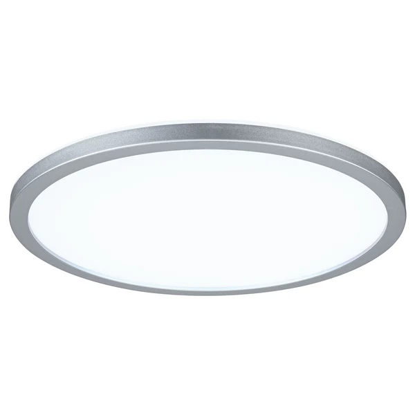 LED-Deckenleuchte Atria Shine Rund - Polycarbonat - 1-flammig - Chrom - Durchmesser: 29 cm - Universalweiß