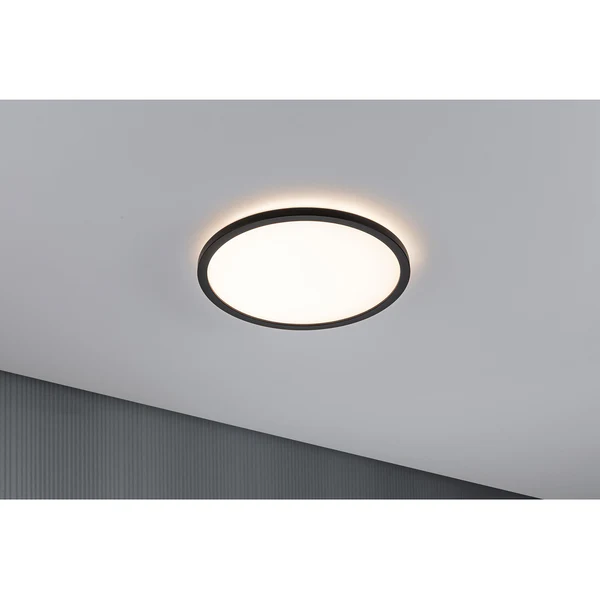 LED-Deckenleuchte Atria Shine Rund - Polycarbonat - 1-flammig - Schwarz - Durchmesser: 29 cm - Warmweiß - Image 2