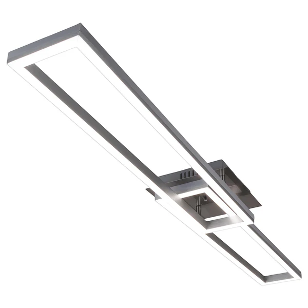 LED-Deckenleuchte Bantry - Aluminium / Kunststoff - Silber - Flammenanzahl: 2 - Image 11