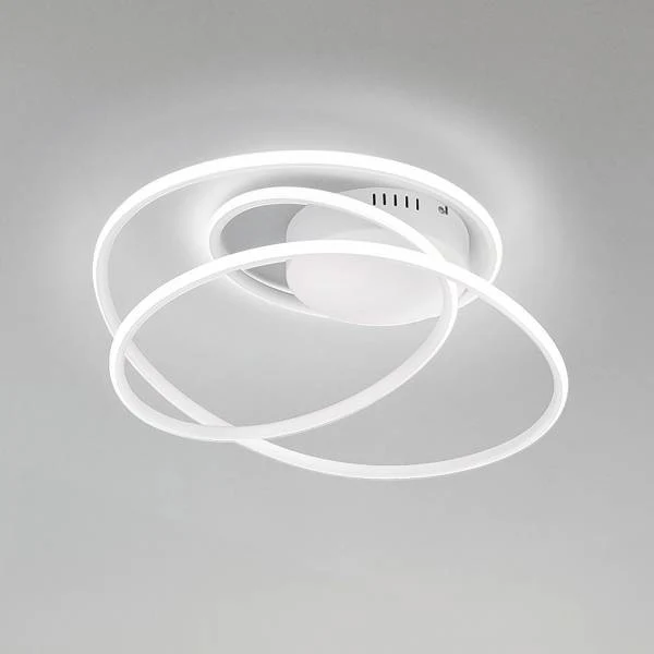 LED-Deckenleuchte Bologna - Eisen - 1-flammig - Weiß