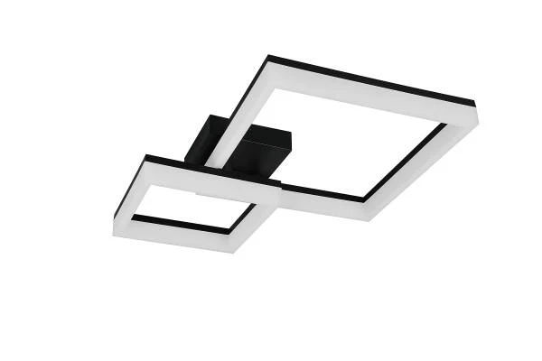 LED-Deckenleuchte Camino mit 2 Quadraten - Acrylglas / Eisen - 1-flammig - Schwarz - Image 4