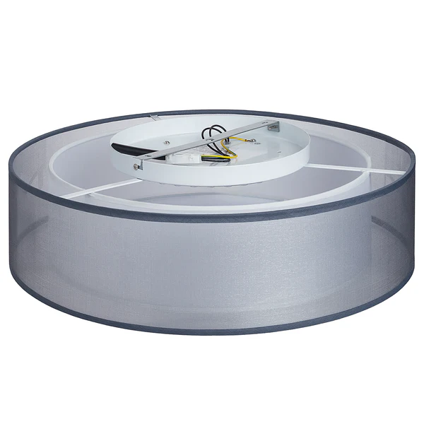 LED-Deckenleuchte Chloe - Mischgewebe / Eisen - 3-flammig - Image 3