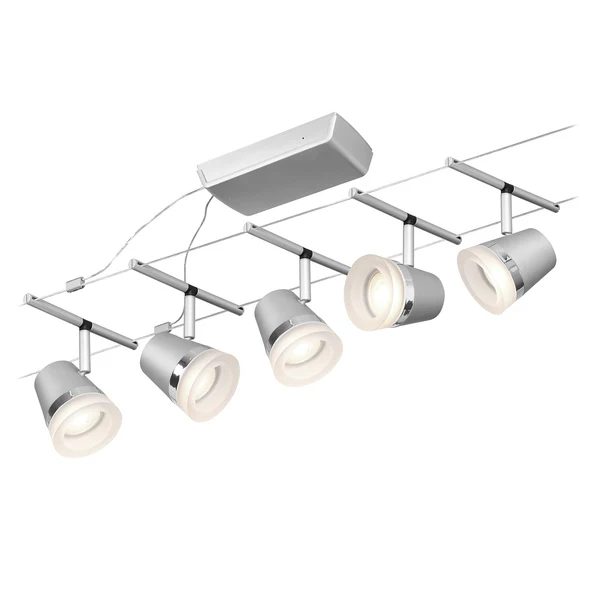 LED-Deckenleuchte Cone I - Aluminium - 5-flammig - Image 5
