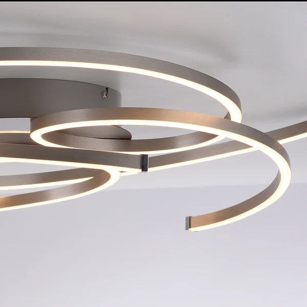 LED-Deckenleuchte Danilo - Aluminium / Kunststoff - Silber - Image 10