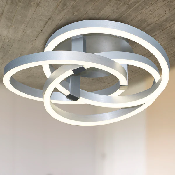 LED-Deckenleuchte Divora - Acrylglas Aluminium - 1-flammig - Image 3