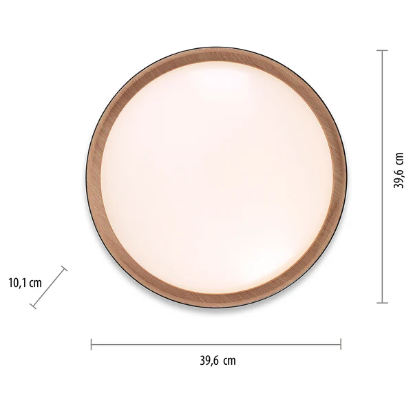 LED-Deckenleuchte Emilia - Polycarbonat - 1-flammig - Schwarz - Image 8