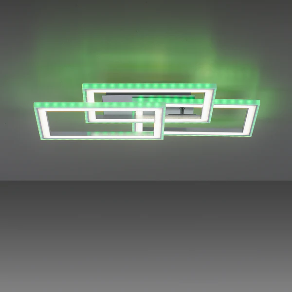 LED-Deckenleuchte Felix60 Typ C - Polycarbonat / Aluminium - 2-flammig - Image 3