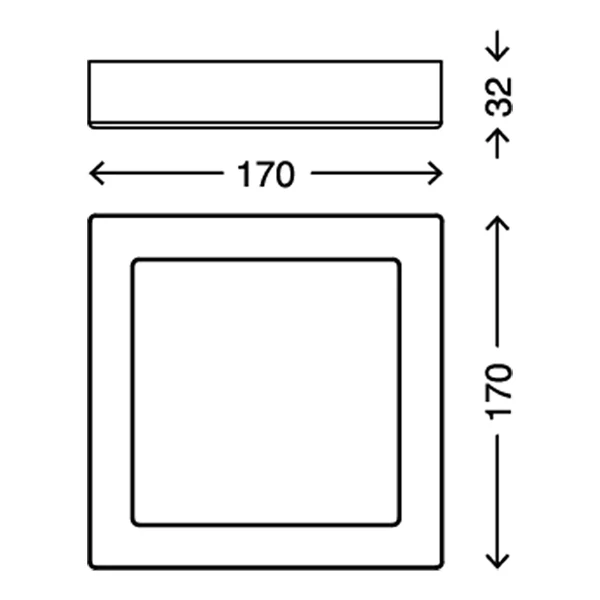 LED-Deckenleuchte Fire IV - Polycarbonat / Eisen - 1-flammig - Weiß - Image 2