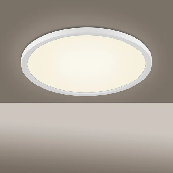 LED-Deckenleuchte Flat IV - Acrylglas / Aluminium - 1-flammig - Image 5