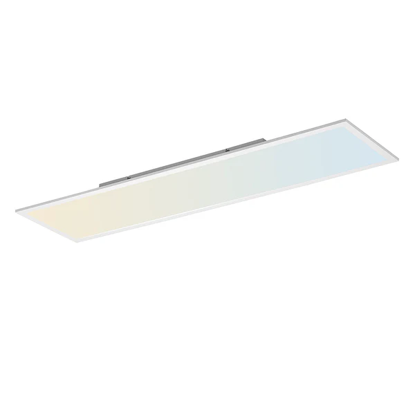 LED-Deckenleuchte Flat Panel II - Kunststoff / Stahl - 1-flammig - Breite: 120 cm