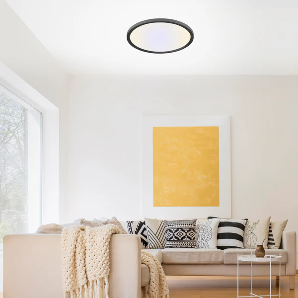 LED-Deckenleuchte Flat V - Acrylglas / Aluminium - 1-flammig - Image 8