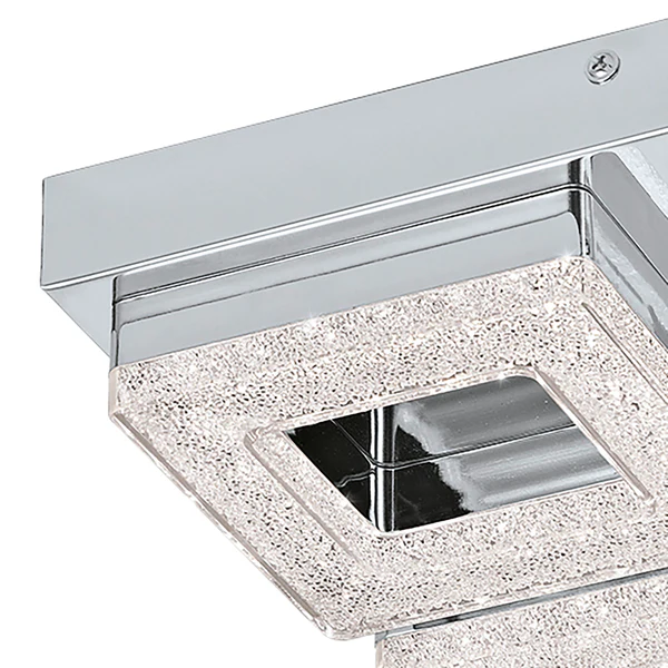 LED-Deckenleuchte Fradelo II - Kristallglas / Stahl - Flammenanzahl: 4 - Image 2